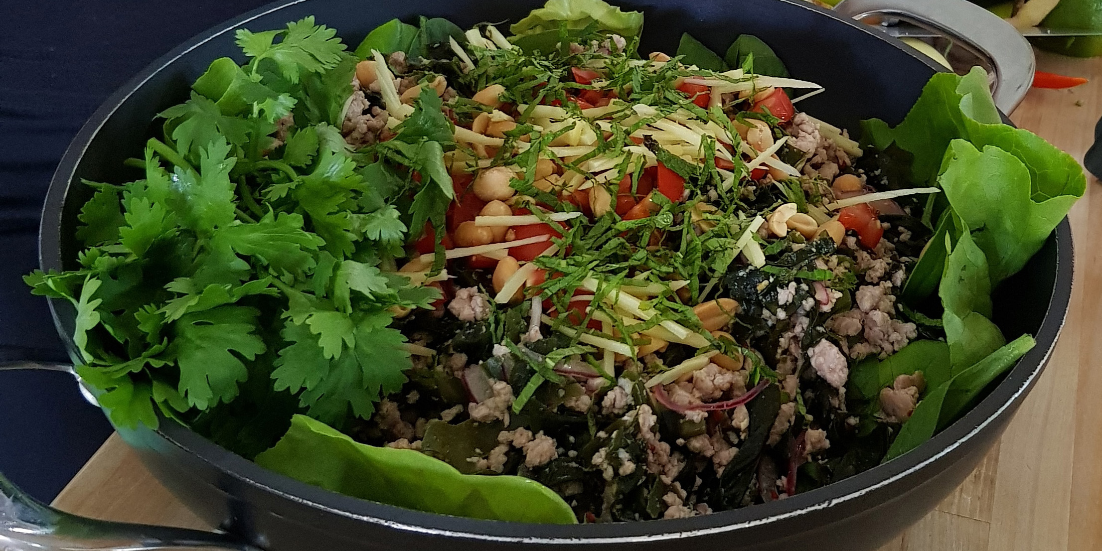 Thai pork salad